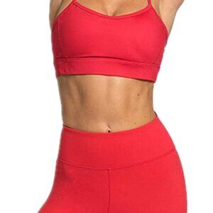 Women's Red Sports Bra